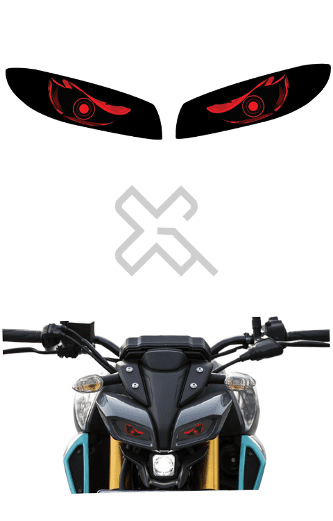 MT15 Headlight Sticker Eye Design